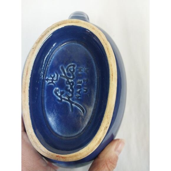 Fiestaware Gravy Boat Cobalt Blue Fiestas HLC Homer Laughlin Company - Picture 5 of 5